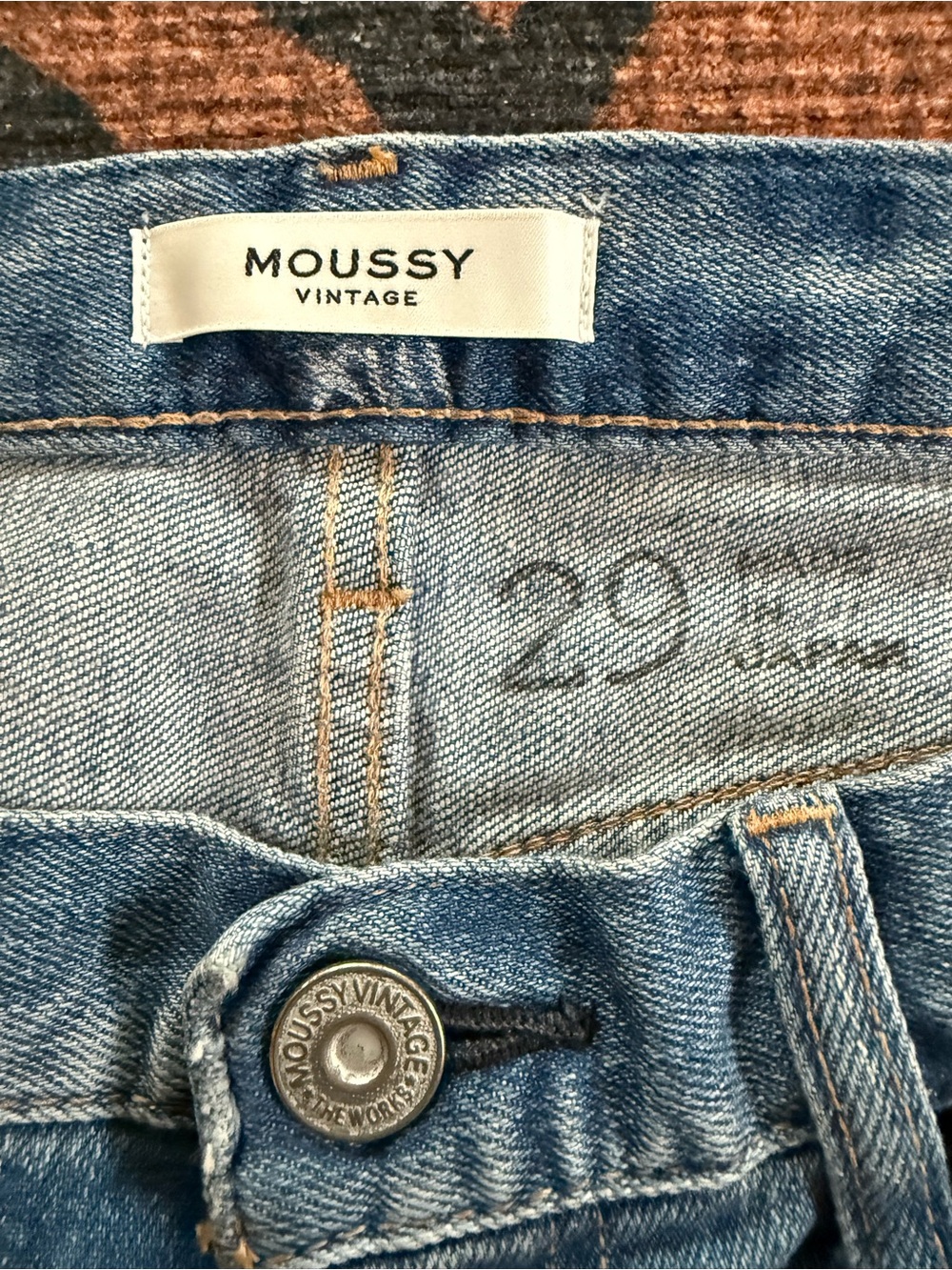 Moussy Vintage Light Blue Denim Jeans